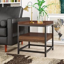 30 inch square end outlet table